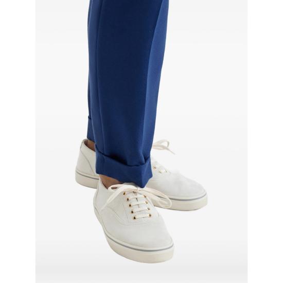 26SS 브루넬로 쿠치넬리 리버스 카프스킨 스니커즈 MZUPIGZ334 CXS08 NEUTRALS - BRUNELLO CUCINELLI