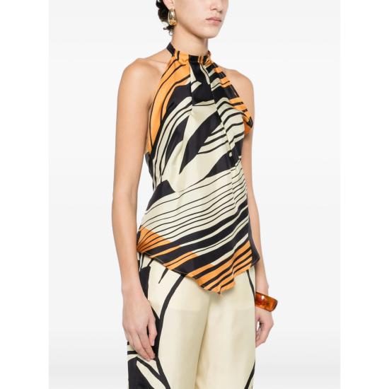 26SS 라쿠엘 디니즈 민소매 티셔츠 6003041 NSS0020 72300 BLACK NEUTRALS - RAQUEL DINIZ