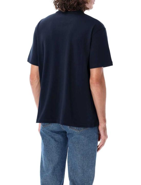  아페쎄 탑 A.P.C. 박시 쁘띠 Vpc 티셔츠 다크 네이비/에크루 - A.P.C.