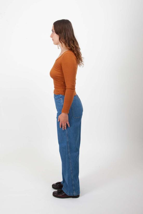  그래블 앤 골드 데님 팬츠 자갈 및 금 채취 바지 6월 - GRAVEL & GOLD