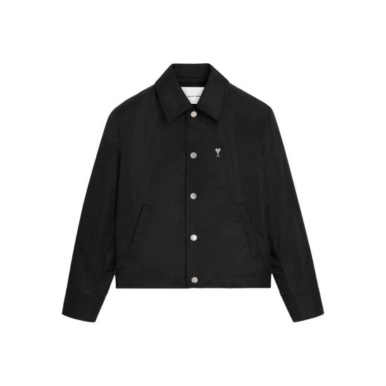 26SS 아미 ADC 나일론 스터드 버튼 자켓 UJK872 PA0037 001 BLACK