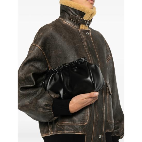 26SS 드멜리어 클러치/파우치 N122 MIAMI CLUT BLACK BLACK GOLD - DEMELLIER