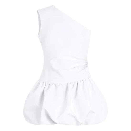 26SS 파투 숏 원피스 DR1710011 001W WHITE