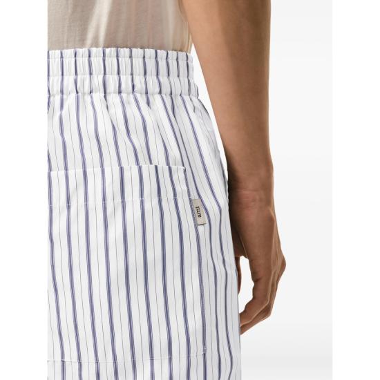 26SS 아미 숏팬츠 USO806 C00220 A074 WHITE BLUE - AMI