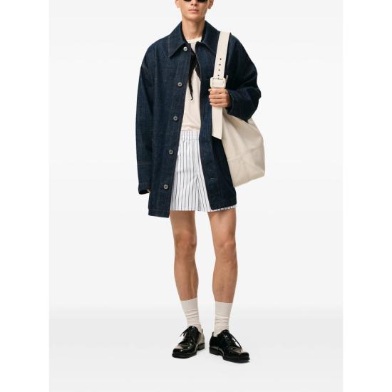 26SS 아미 숏팬츠 USO806 C00220 A074 WHITE BLUE - AMI