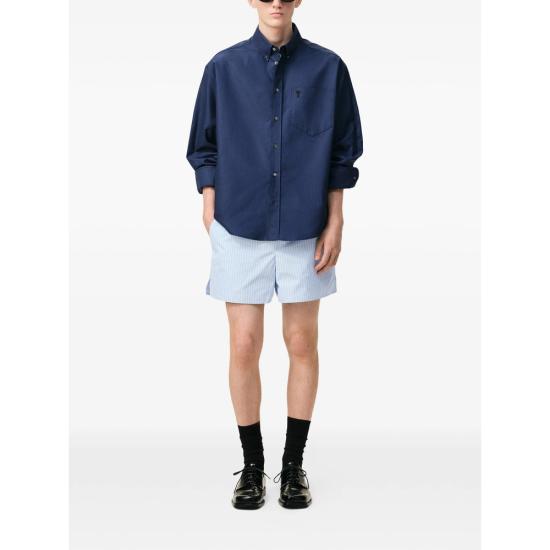 26SS 아미 숏팬츠 USO806 C00219 4844 BLUE WHITE - AMI