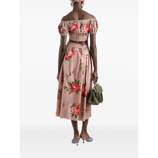 26SS 돌체앤가바나 블라우스 F7AV0T HS5UT HF5ZN PINK RED - DOLCE & GABBANA