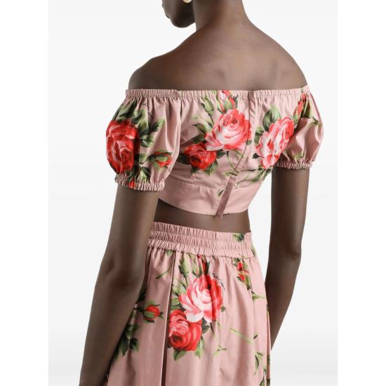 26SS 돌체앤가바나 블라우스 F7AV0T HS5UT HF5ZN PINK RED - DOLCE & GABBANA