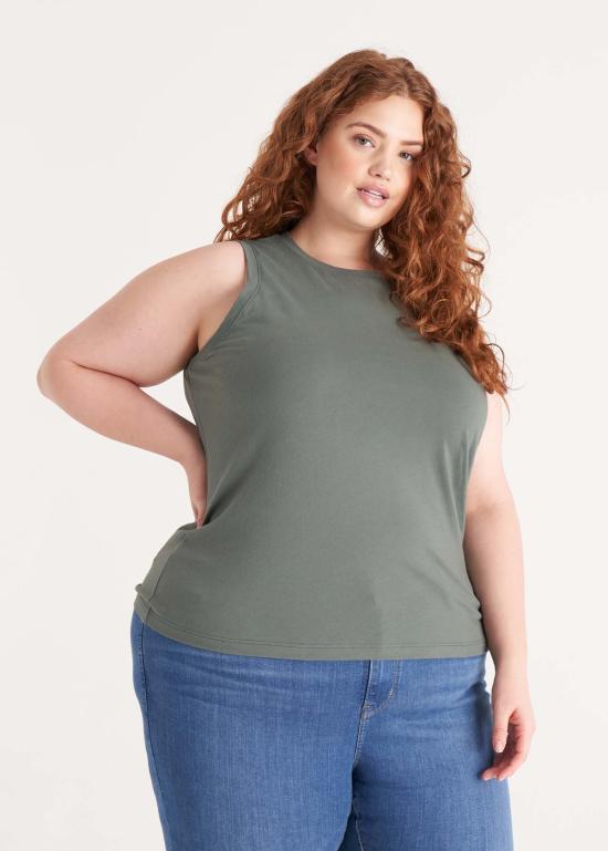  더 스탠다드 스티치 민소매 티셔츠 스탠다드 스티치 머슬 탱크 타임 - THE STANDARD STITCH