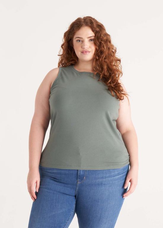  더 스탠다드 스티치 민소매 티셔츠 스탠다드 스티치 머슬 탱크 타임 - THE STANDARD STITCH