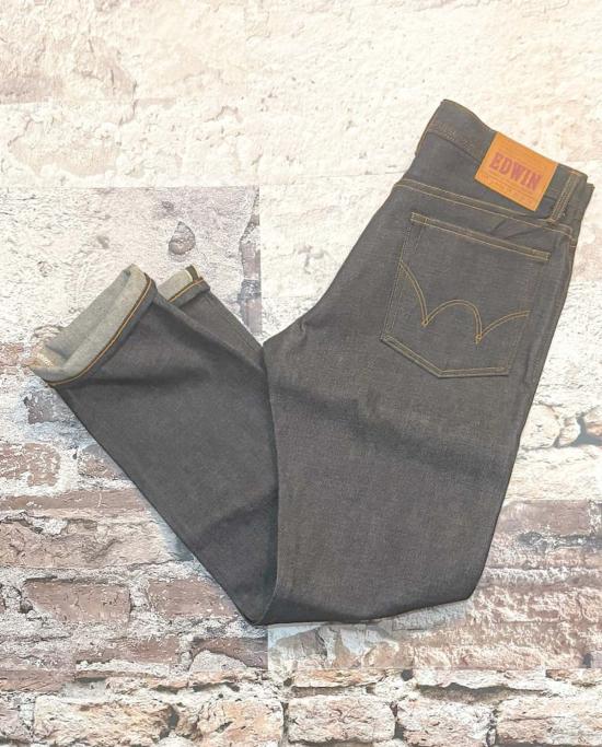  에드윈 데님 팬츠 13.5온스 레귤러 테이퍼드 셀비지 진