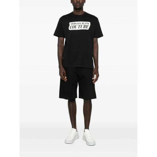 26SS 베르사체 반팔 티셔츠 80GAHT17 CJ00T 899 BLACK - VERSACE