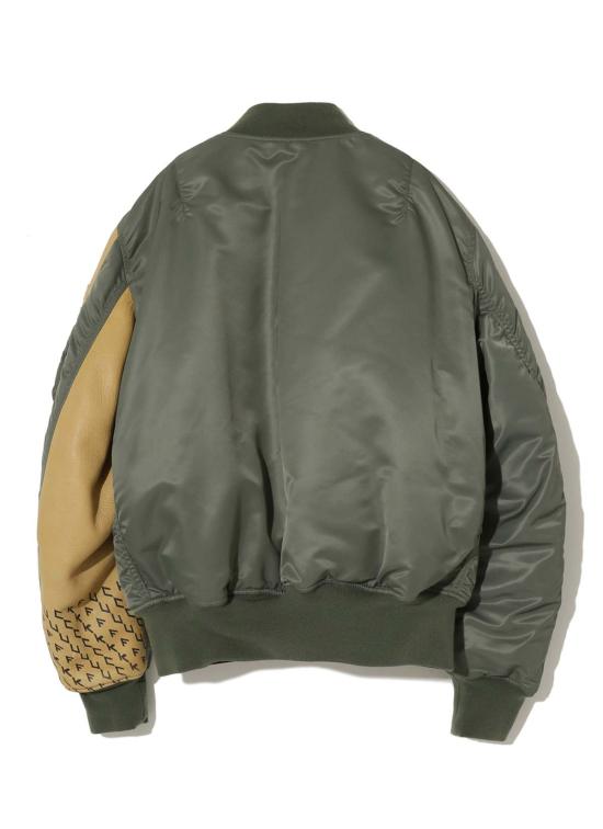  언더커버 봄버 자켓 더 셰퍼드 X 프래그먼트 디자인 X 알파 인더스트리즈 Ma 1 재킷 카키 - UNDERCOVER