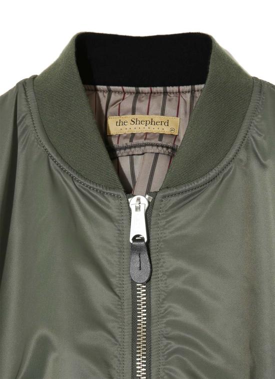  언더커버 봄버 자켓 더 셰퍼드 X 프래그먼트 디자인 X 알파 인더스트리즈 Ma 1 재킷 카키 - UNDERCOVER