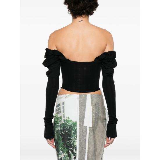 26SS 비비안웨스트우드 긴팔 티셔츠 1803007D Y001A N402 BLACK - VIVIENNE WESTWOOD