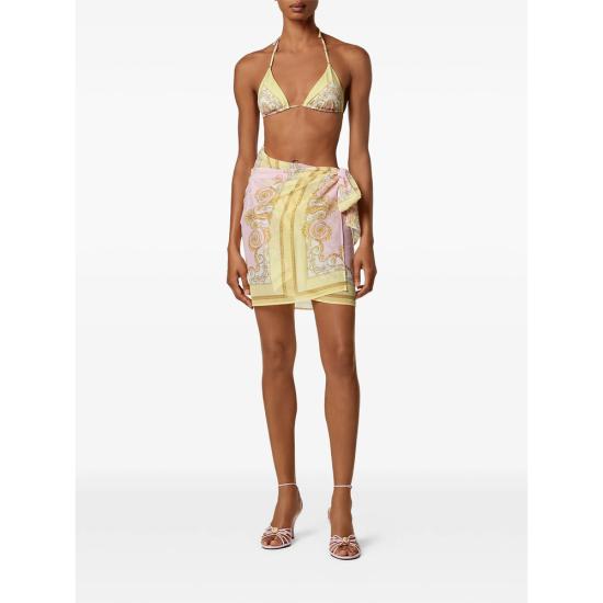 26SS 베르사체 비치용품 1A17189 1023203 5Y590 PINK YELLOW - VERSACE