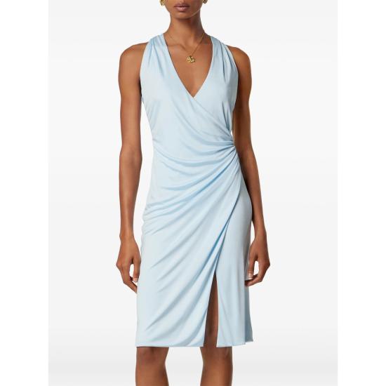 26SS 베르사체 미디 원피스 1A12497 1022616 1VD60 BLUE - VERSACE