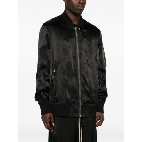 26SS 릭 오웬스 봄버 자켓 RU01F2778 N 09 BLACK - RICK OWENS