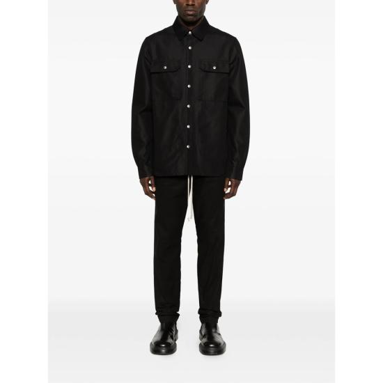 26SS 릭 오웬스 데님 자켓 RU01F2729 CDU 09 BLACK - RICK OWENS