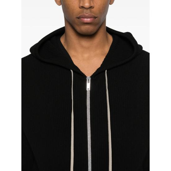 26SS 릭 오웬스 가디건 RU01F2614 KWVH 09 BLACK - RICK OWENS