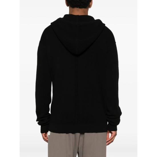 26SS 릭 오웬스 가디건 RU01F2614 KWVH 09 BLACK - RICK OWENS