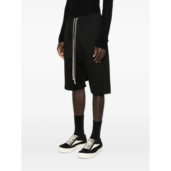 26SS 릭 오웬스 숏팬츠 RU01F2384 TE 09 BLACK - RICK OWENS