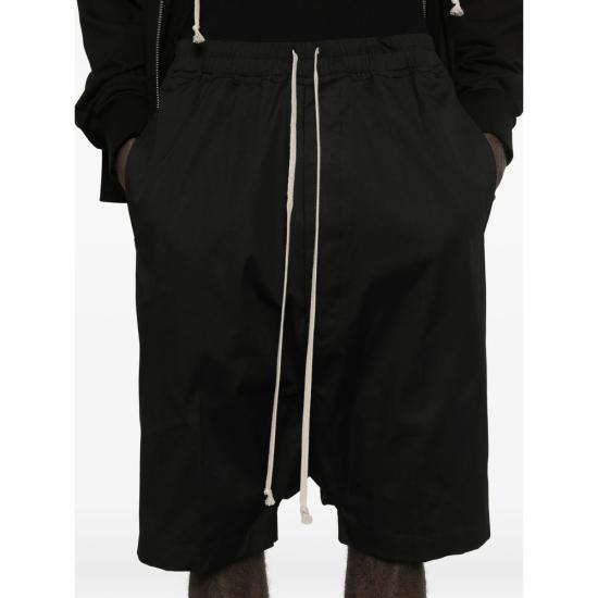 26SS 릭 오웬스 숏팬츠 RU01F2384 TE 09 BLACK - RICK OWENS
