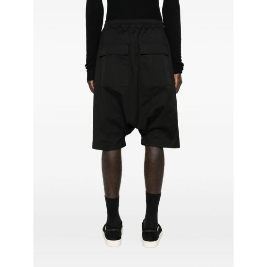26SS 릭 오웬스 숏팬츠 RU01F2384 TE 09 BLACK - RICK OWENS