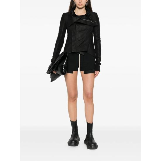 26SS 릭 오웬스 바이커 자켓 RP01F6743 LBF 09 BLACK - RICK OWENS