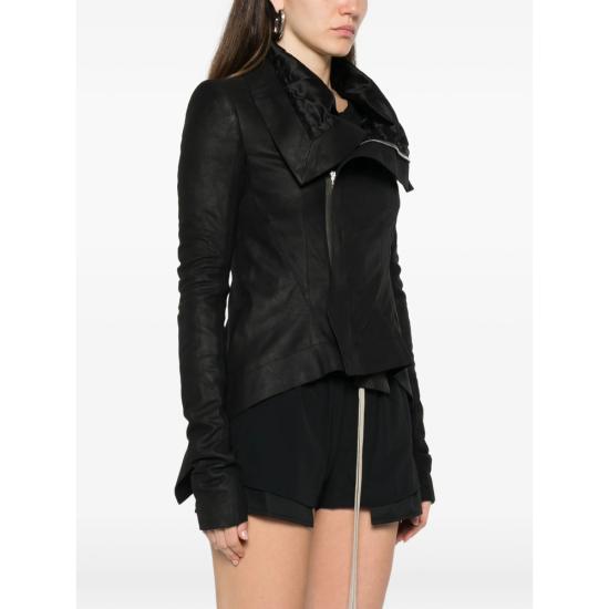 26SS 릭 오웬스 바이커 자켓 RP01F6743 LBF 09 BLACK - RICK OWENS