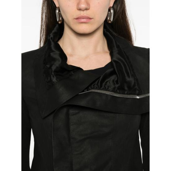 26SS 릭 오웬스 바이커 자켓 RP01F6743 LBF 09 BLACK - RICK OWENS