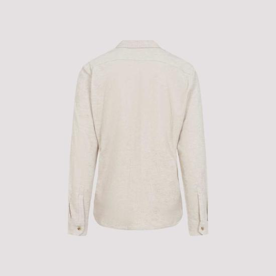  릭 오웬스 긴팔 셔츠 워크  내추럴 - RICK OWENS