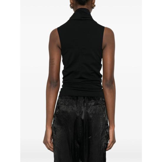 26SS 릭 오웬스 민소매 티셔츠 RP01F6223 JNDB 09 BLACK - RICK OWENS