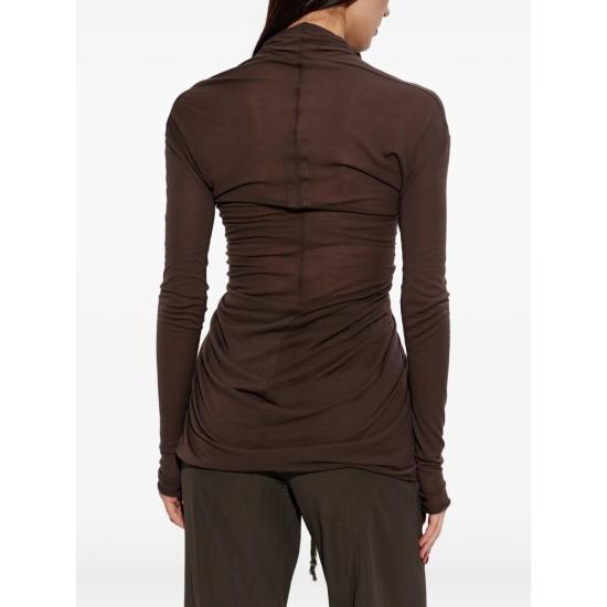 26SS 릭 오웬스 블라우스 RP01F6201 JS 53 BROWN - RICK OWENS