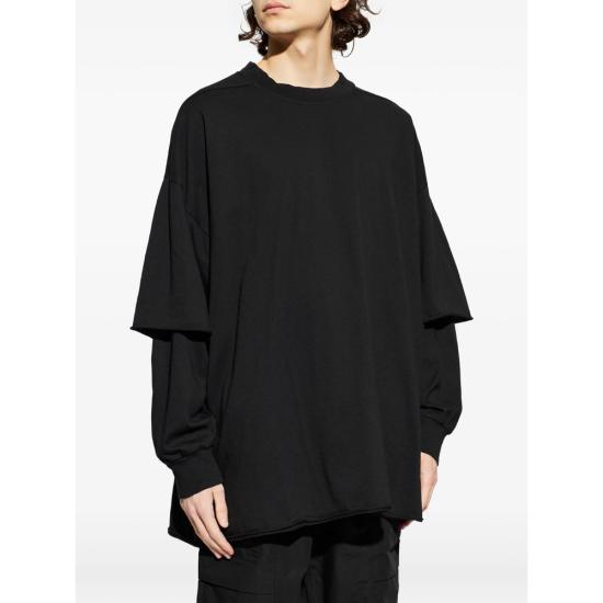 26SS 다크쉐도우 긴팔 티셔츠 DU01F4266 RN 09 BLACK - DRKSHDW
