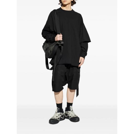 26SS 다크쉐도우 긴팔 티셔츠 DU01F4266 RN 09 BLACK - DRKSHDW