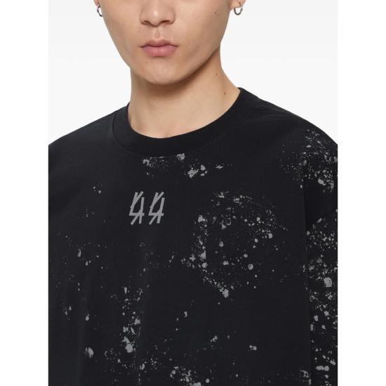 26SS 44레이블 반팔 티셔츠 B0030556 FA706 P773 BLACK - 44 LABEL