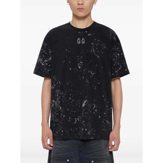 26SS 44레이블 반팔 티셔츠 B0030556 FA706 P773 BLACK