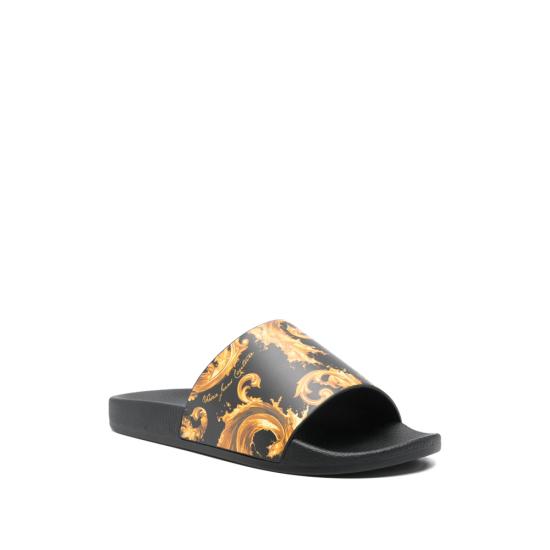 26SS 베르사체 뮬/슬리퍼 80VA3SQ3 ZS365 G89 BLACK GOLD - VERSACE