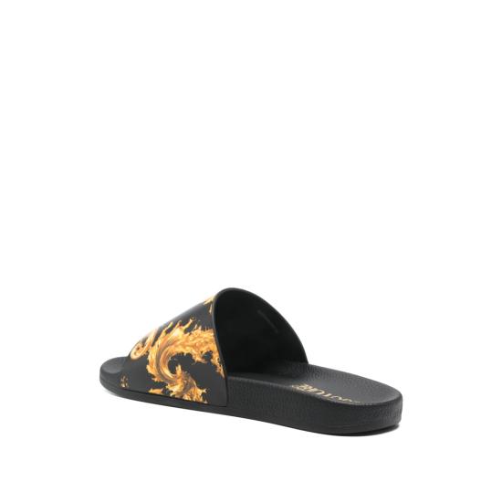 26SS 베르사체 뮬/슬리퍼 80VA3SQ3 ZS365 G89 BLACK GOLD - VERSACE