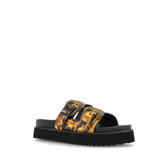 26SS 베르사체 부츠 80VA3SM1 ZS366 G89 BLACK YELLOW - VERSACE