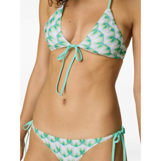 26SS 미소니 비키니 수영복 MS26SP00 BR014I S72OR WHITE GREEN - MISSONI