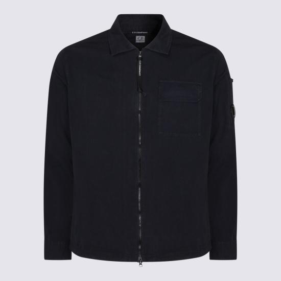  씨피 컴퍼니 긴팔 셔츠 C.P. 회사 면  (파란색)