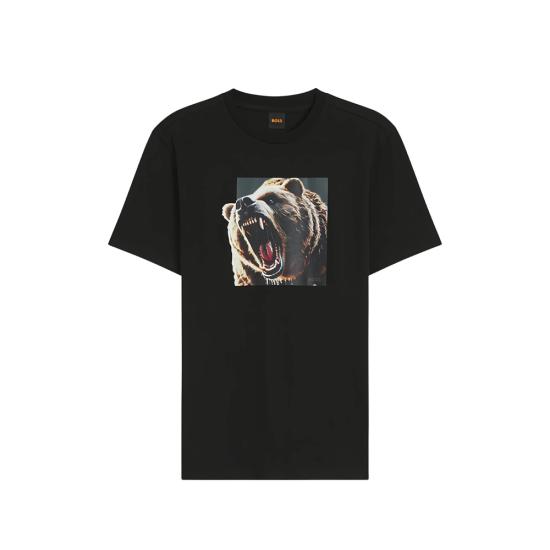 26SS 보스 반팔 티셔츠 50558965 002 BLACK