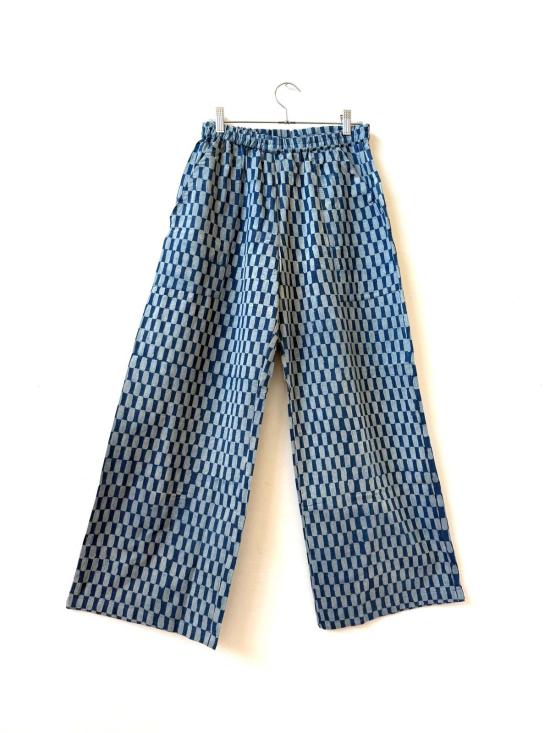  Happy French Gang 팔라초 팬츠 해피 프렌치 갱 오마르 인디고 스몰 직사각형 - OTHER BRANDS