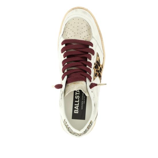 26SS 골든구스 포니 레오파드 스타 볼스타 스니커즈 GWF00117 F008068 12382 NEUTRALS - GOLDEN GOOSE