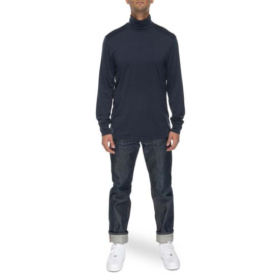  Wolves 터틀넥 울브스 메리노  블랙/미드나잇 블루/샌드 - OTHER BRANDS