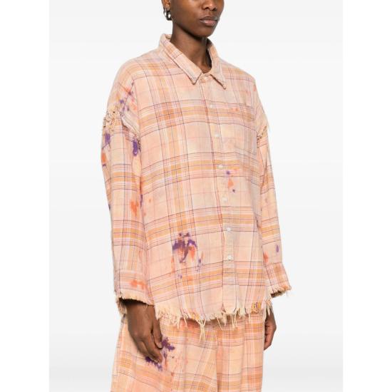 26SS 알13 셔츠 R13WR075 R654B ORANG NEUTRALS ORANGE - R13