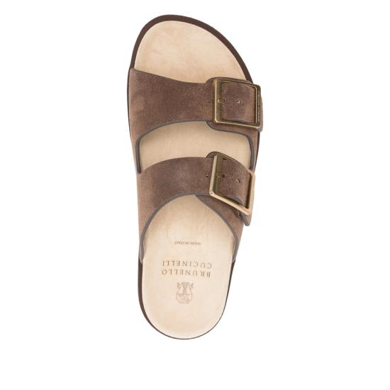 26SS 브루넬로 쿠치넬리 샌들 MZUSOLY235 CAY70 BROWN - BRUNELLO CUCINELLI