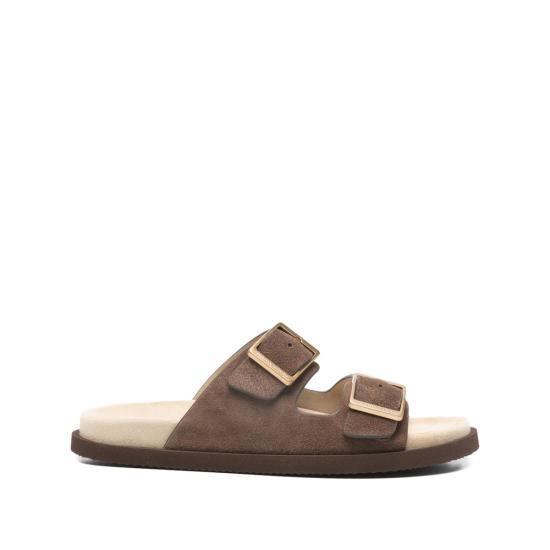 26SS 브루넬로 쿠치넬리 샌들 MZUSOLY235 CAY70 BROWN